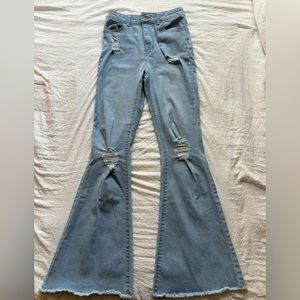 refuge denim FLARE HIGH RISE
